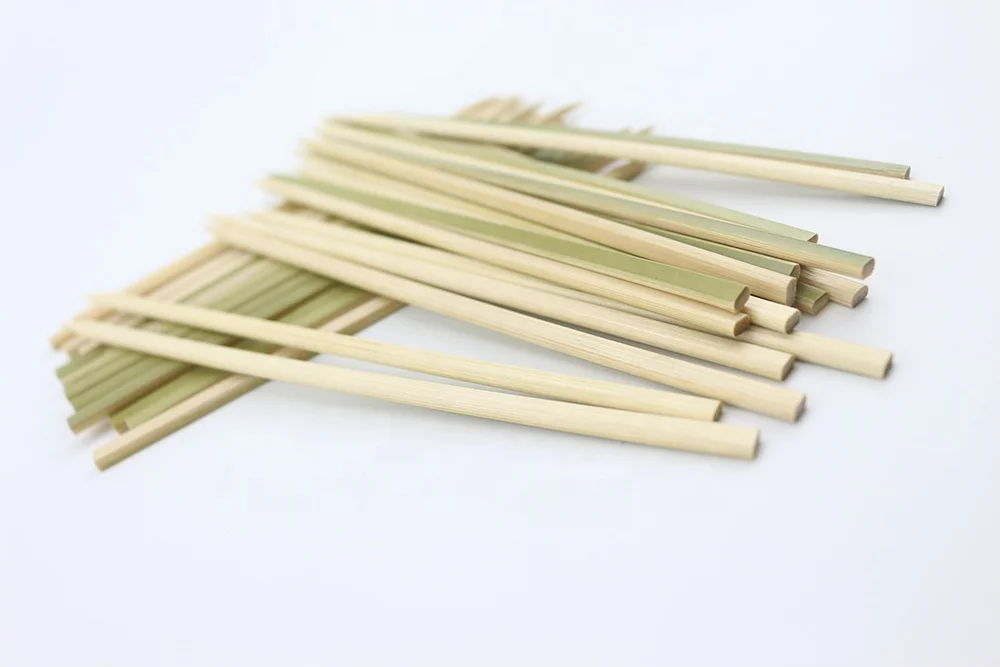 Eco-friendly Square Disposable Flat Bamboo Sticks