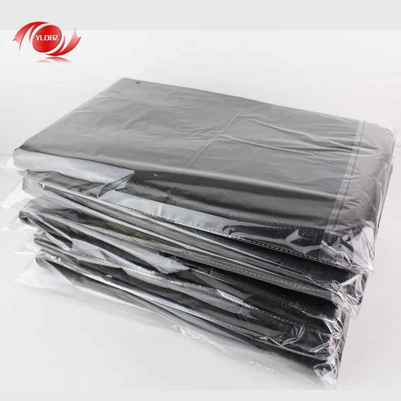 
large size black plastic poly trash garbage bag 