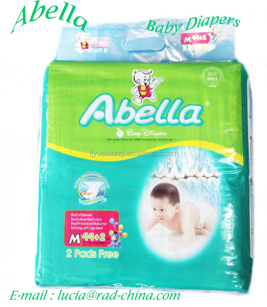 AFRICA DISPOSABLE ENCAIER ABELLA DISPOSABLE STOCK NOT GRADE B BABY DIAPERS