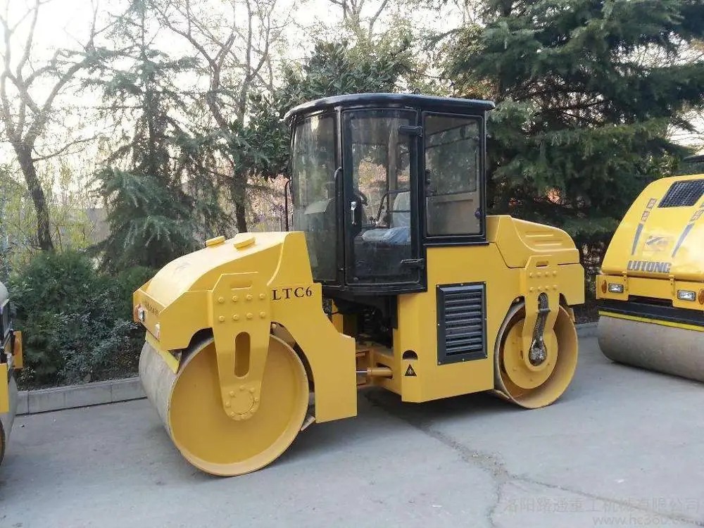 
Lutong 6ton Double Drum Vibratory Road Roller LTC6 Oscillatory Roller 