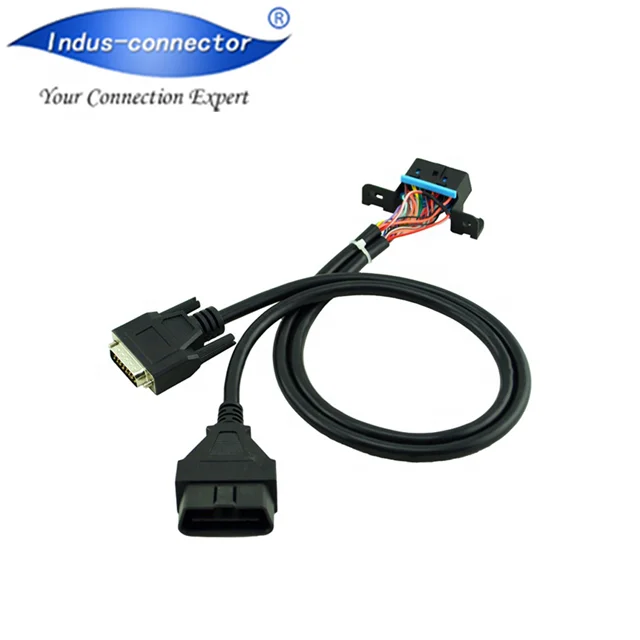 D-SUB 15 штыревой соединительный кабель obd obd2 разъем Диагностический Кабель-адаптер для