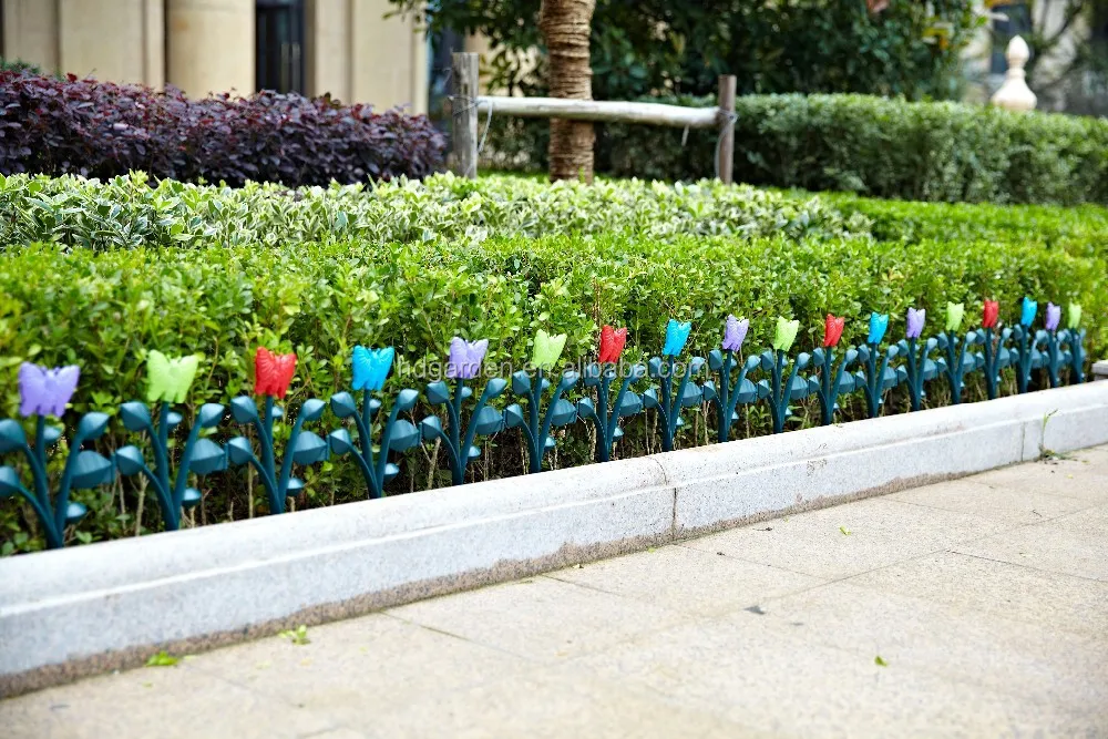factory price Garden Plastic Fence-butterfly shape
