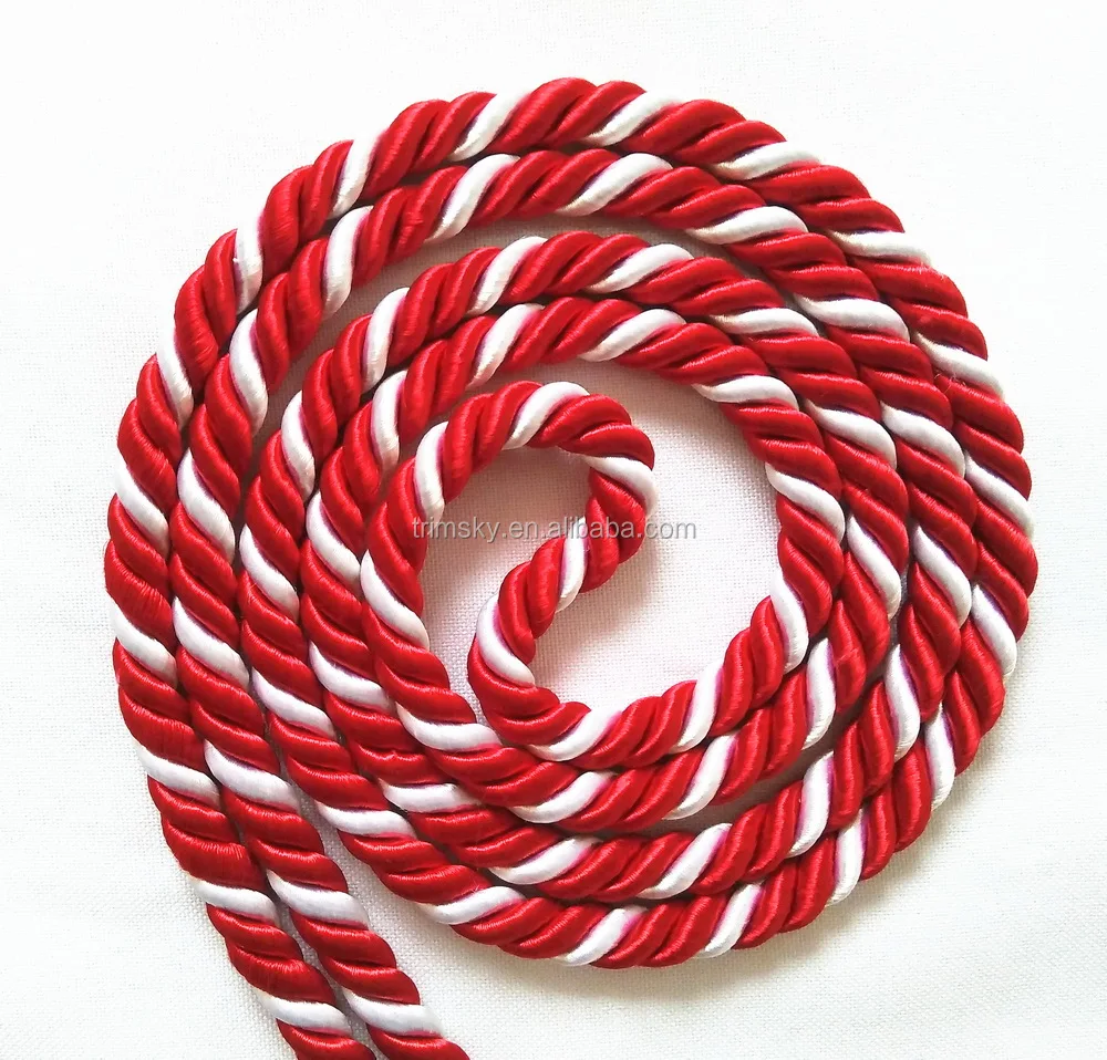 Decorative Cord Cotton Rope / Polyester Rope / Rayon Rope with 2 Color