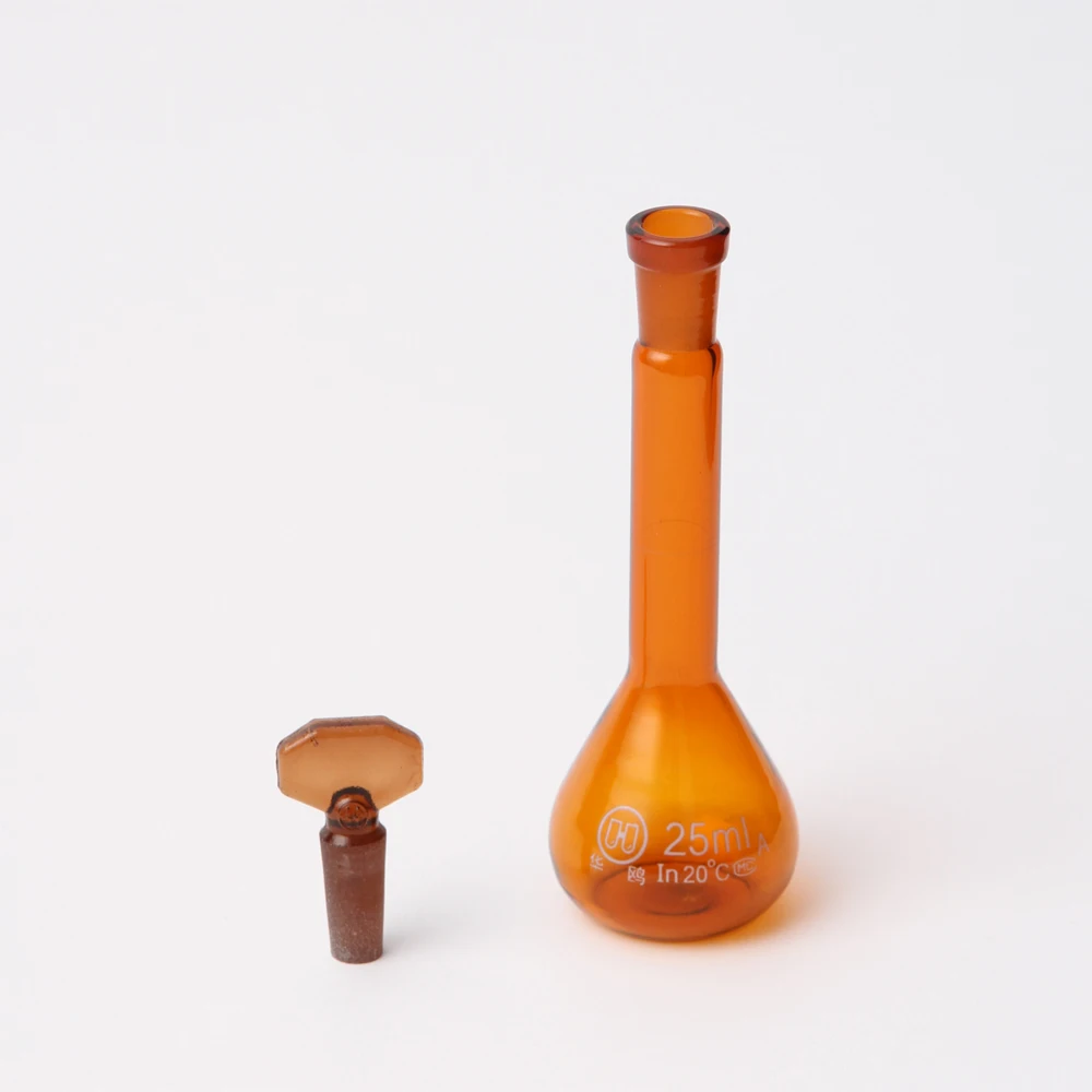 
Huaou amber glass graduated volumetric supplier 