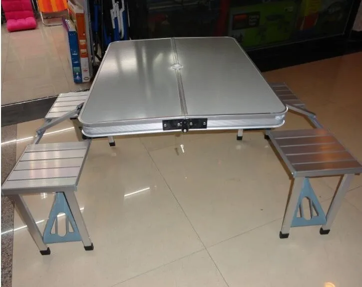 Outdoor table portable laptop table/foldable table with 4 Chairs