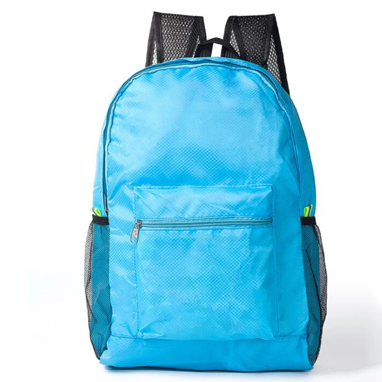 Wholesale fashion polyester smell proof waterproof travel foldable laptop bags backpack