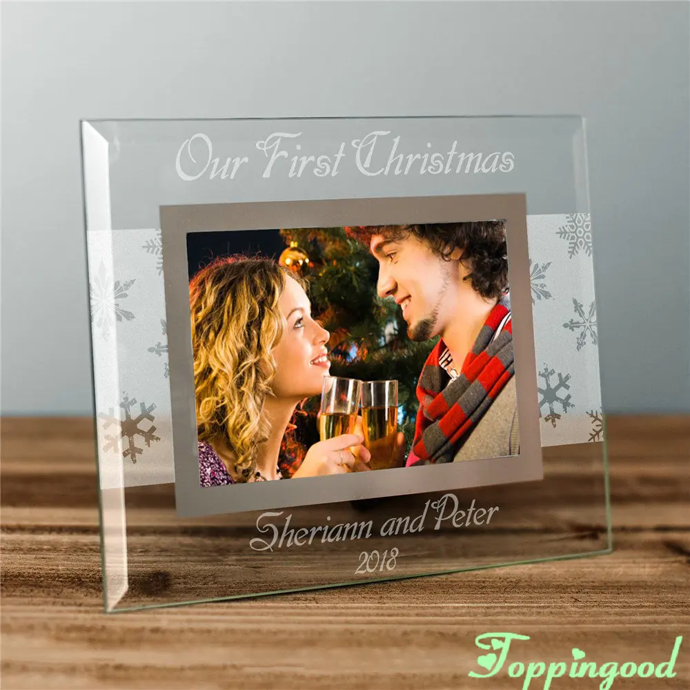 My First Day Of School Glass Photo Frame For Family Table Decoration