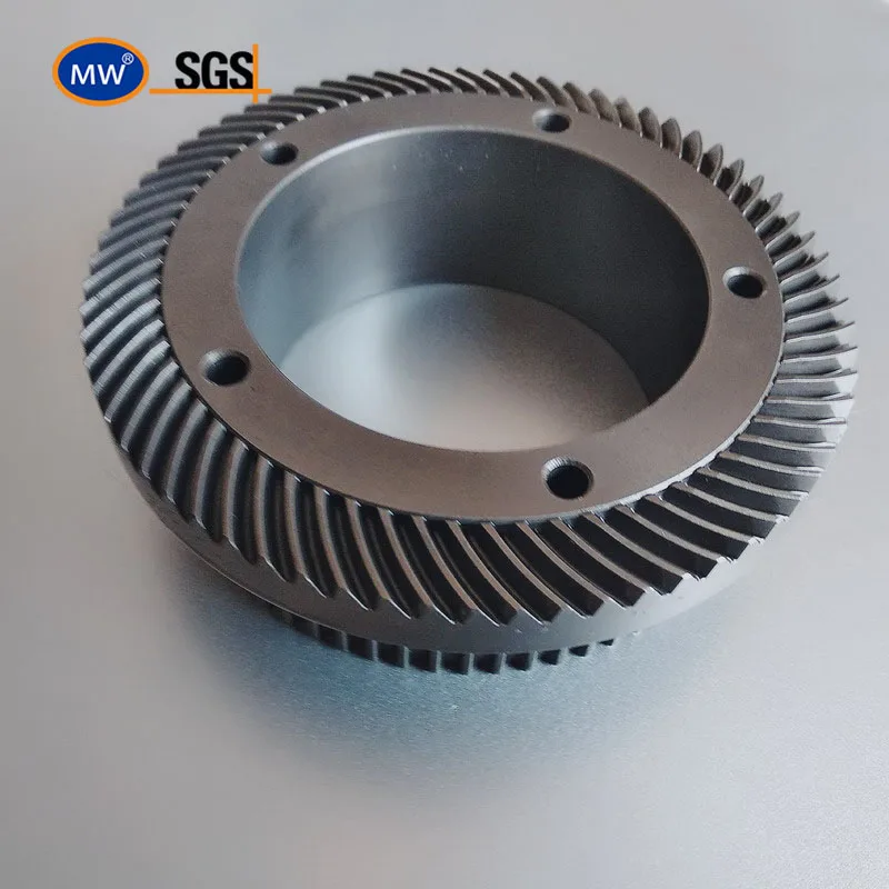 Grinding teeth helical gear