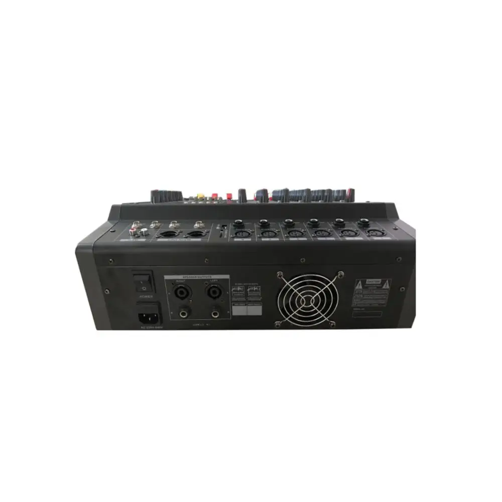 12 channel audio power amplifier mixer PMX-12 from Guangzhou China sound factory OEM