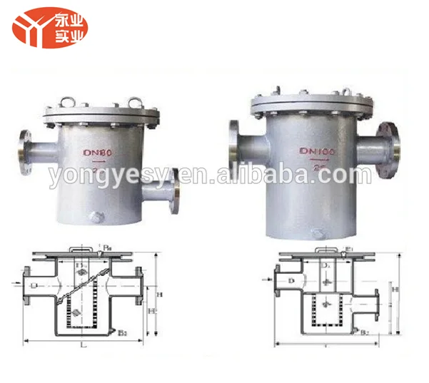 CS Mating Flanges Connected Basket Filter