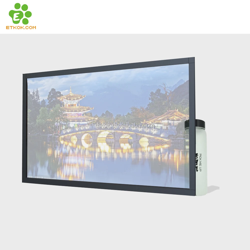 Trade assurance 55 inch transparent LCD TV panel display with 1920*1080 resolution