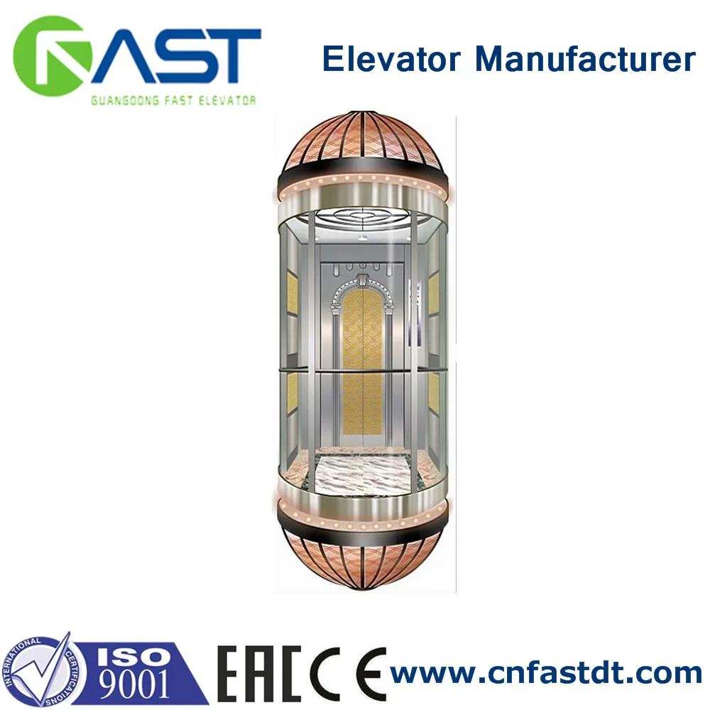 Residential Glass Elevator Lift High Tech Competitive Price
