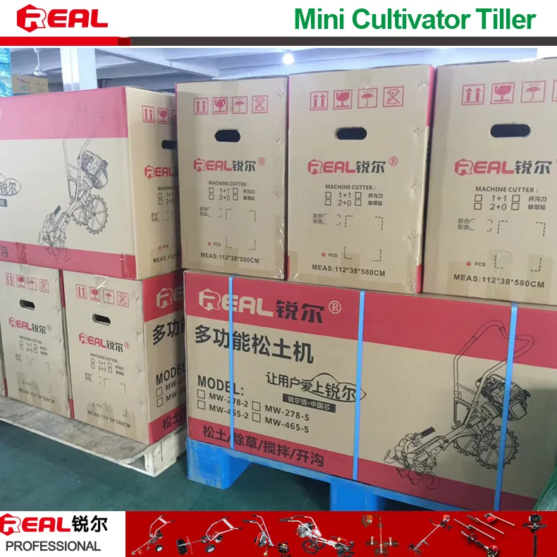 hand push field cultivator gasoline tiller suitable for garden farms