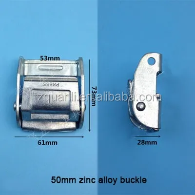 
1inch 25-50mm 700KG High strength zinc alloy buckle Stainless steel black cam buckle for lashing strap 
