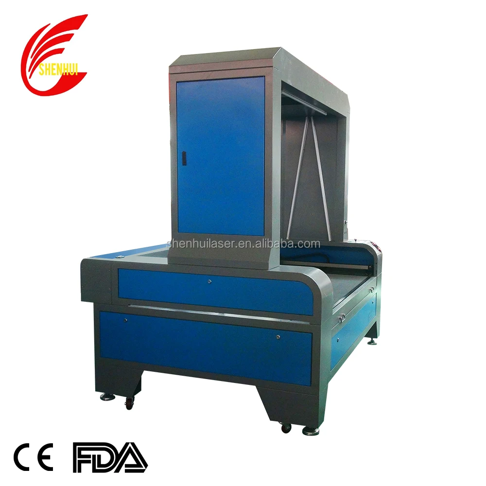 fabric leather 6090 jeans label laser cutting machine with ccd camera