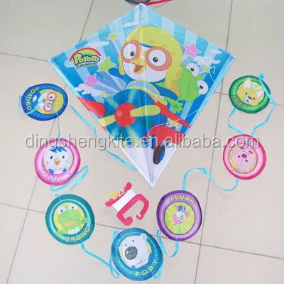 The kite factory cute pororo diamond kite for kids