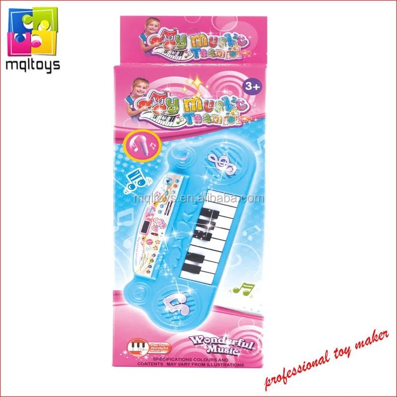 Nice material musical instrument 8 keys plastic toy piano