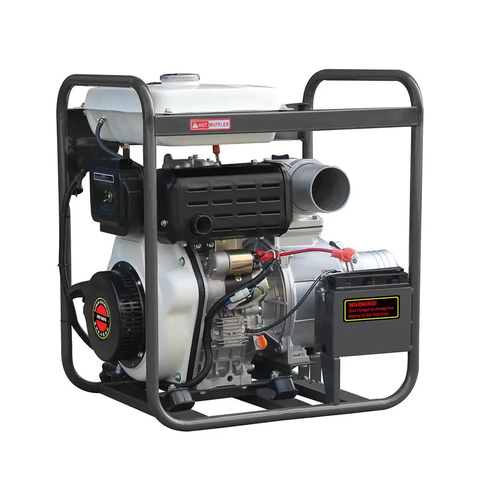 4 inch electric water pump DP40E 10 hp water pump diesel engine