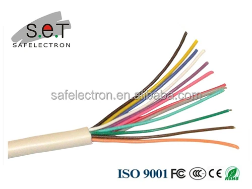 CE certificated 6 core 0.22mm high quality alarm cable