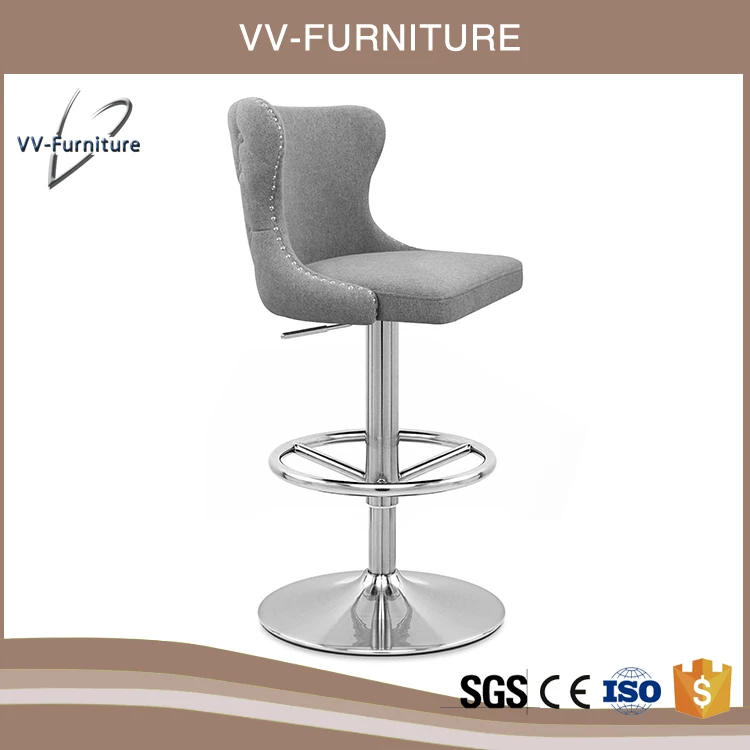 Коммерческий бархатный стул из искусственной кожи с высокой спинкой