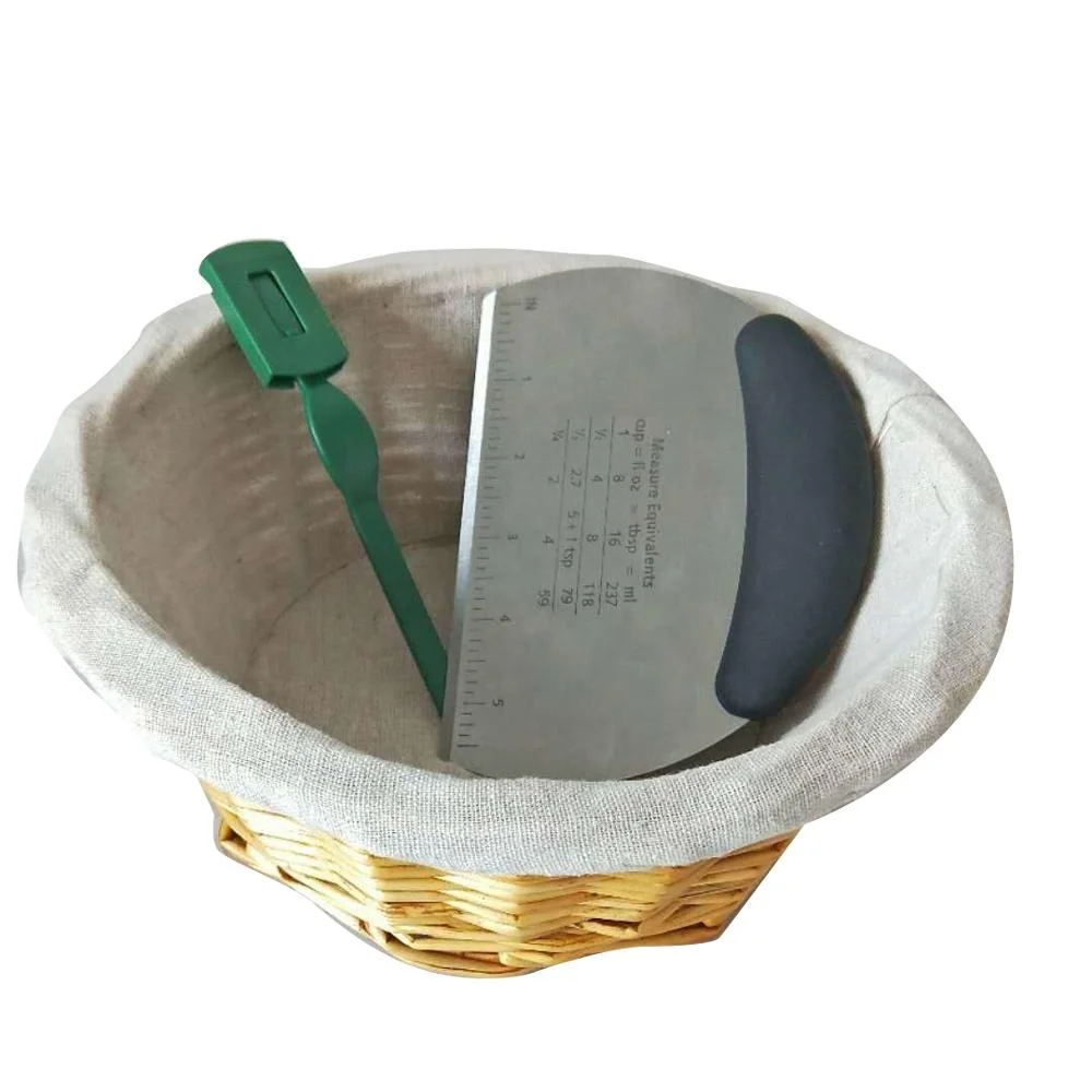 bread opening beauty knife Bread scale cutter the suit is constituted/Wicker bread proofing basket with bundle add ons