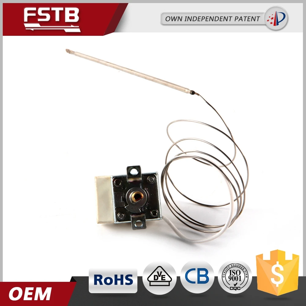 
Chinese Factories Oil Heater Capillary Manual Reset Thermostat 