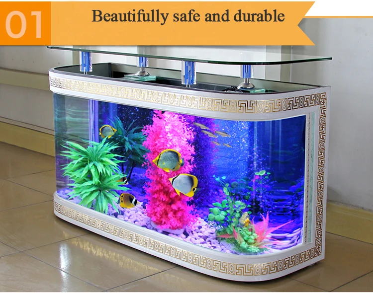 Низкая цена Подставка для телевизора Большой акриловый аквариум с Высокое качество для продажи