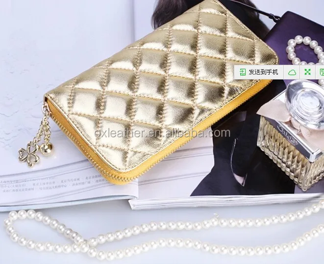 Hot Selling Leather Clutch Party Bags Woman Wallet