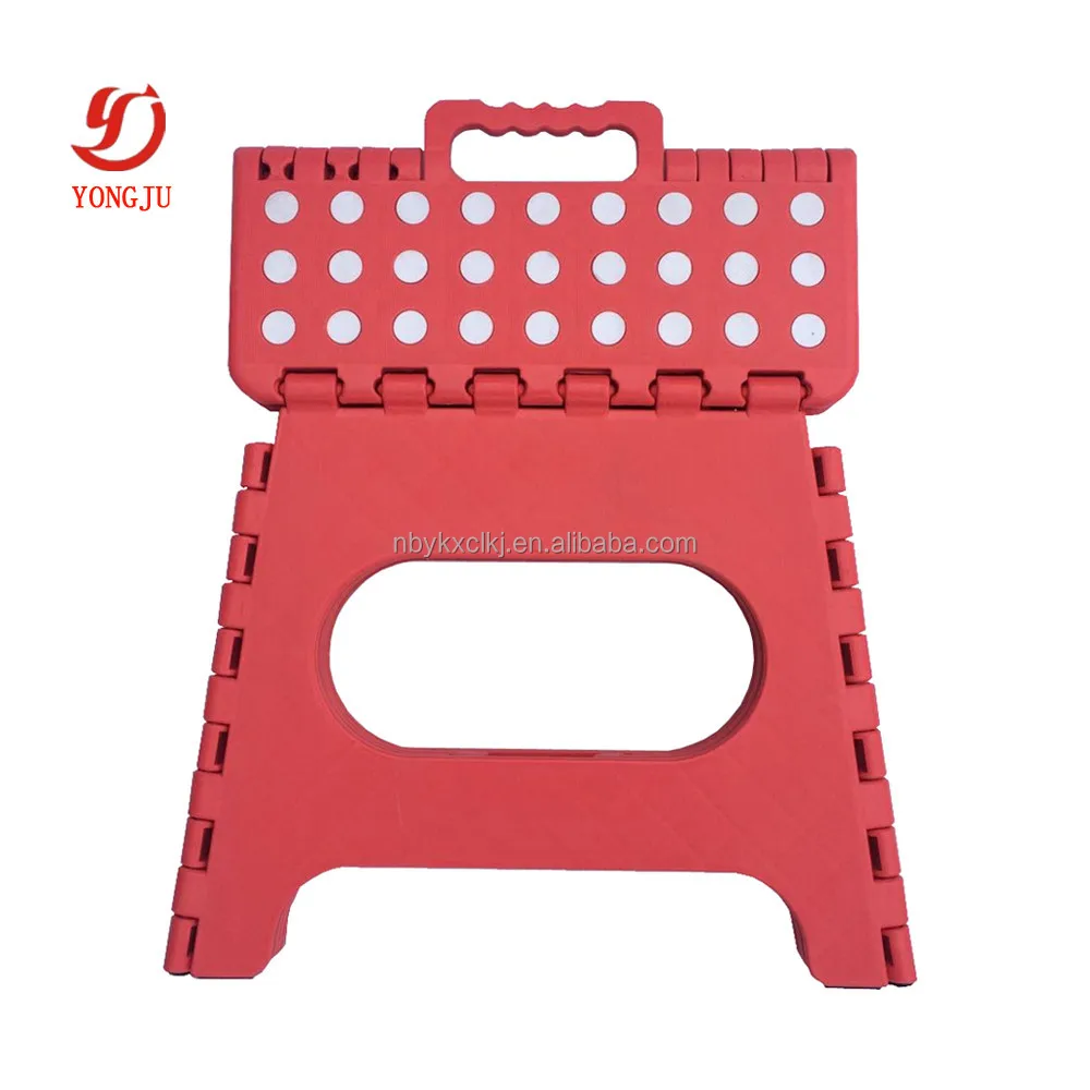 Удобный прозрачный пластиковый портативный складной стул для ног для детей