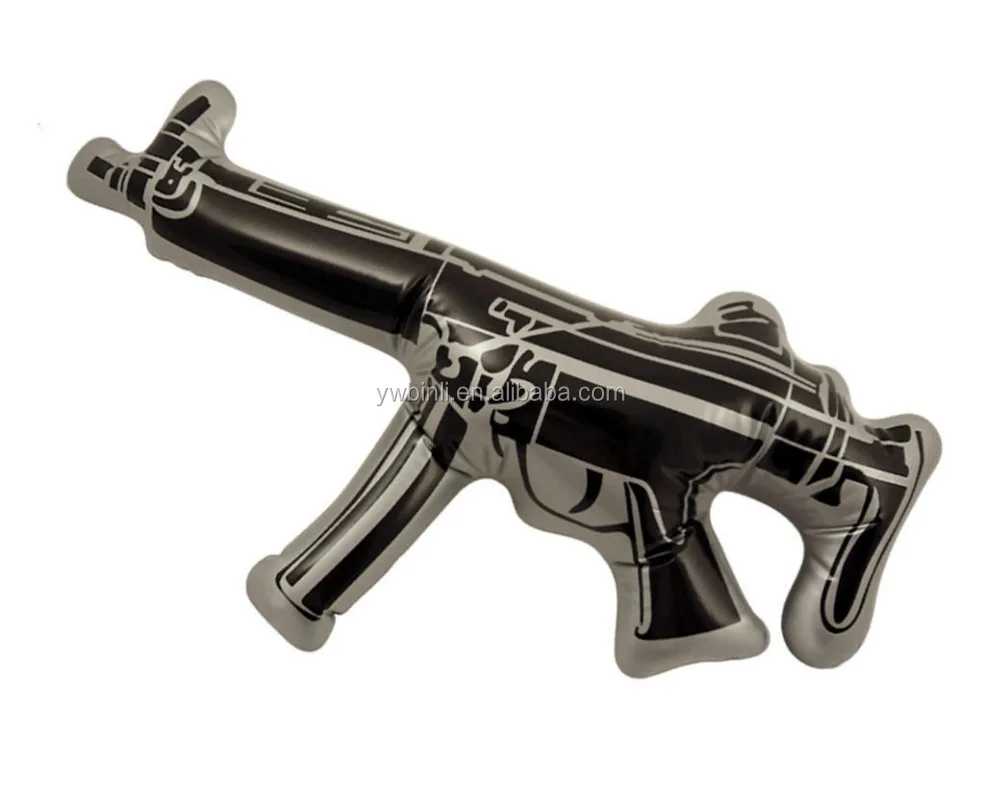 Promotional toy inflatable machine Gun / Military Rifles fancy dress accessory