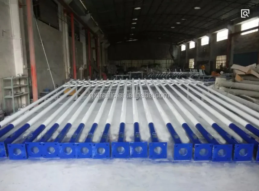 Factory direct supply 9m single arm  Hot galvanized steel street light pole