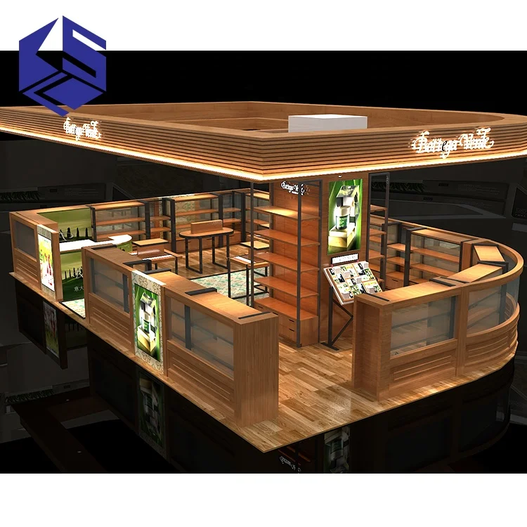 Косметический витринный киоск для торгового центра косметический макияжа