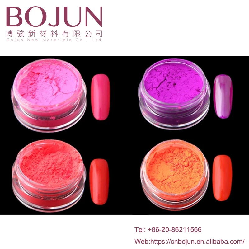 Best price Neon Color Fluorescent Phosphor Pigment Powder For Nail Polish acrylic powder
