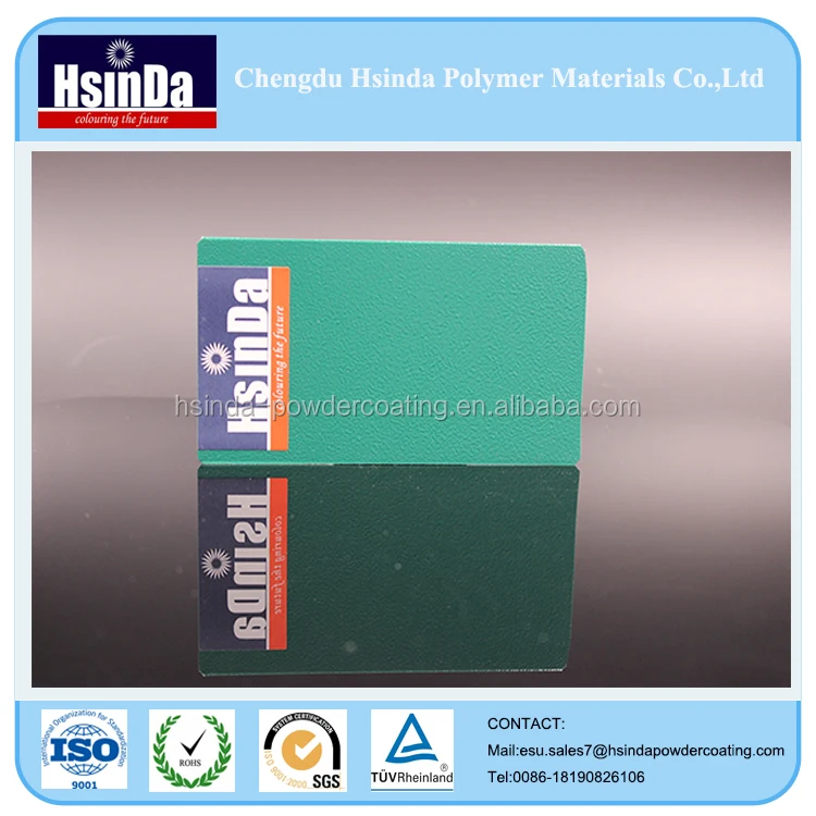 Epoxy polyester metallic effect high oil repellent performace spraying powder