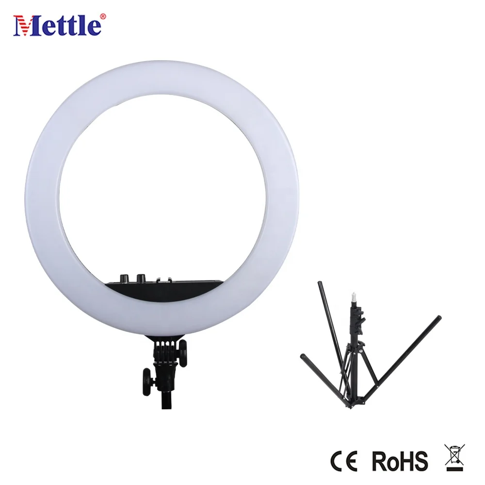 DSLR camera bicolor dimmer photographic LED video ring light