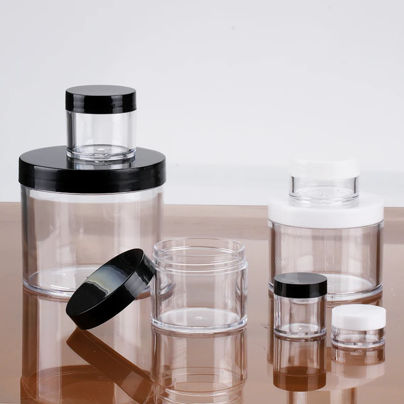 7G 10G 0.5OZ 1OZ 2OZ 4OZ 8OZ cosmetic uv nail color gel polish powder custom made plastic jar