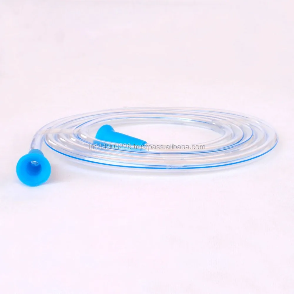 Superior medical grade PVC clear (transparent) to help see liquid flow Enema Hose PVC