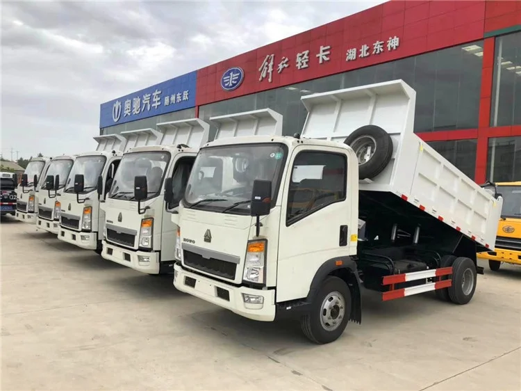 Best price Howo 5 tons dump truck 116HP Small dump truck for sale