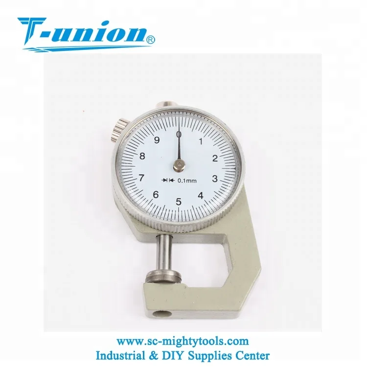 Thickness Gauge 0-10mm/0.1mm Dial Curved Tip Caliper For Hollow TubeCircular Tube Caliper Gauge Measuring Tools