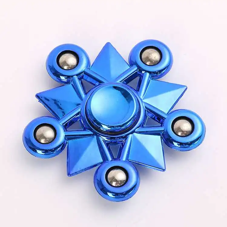 Five-ball fingertip gyro pinball children fingertip gyro steel ball five-corner ball adult decompression toy