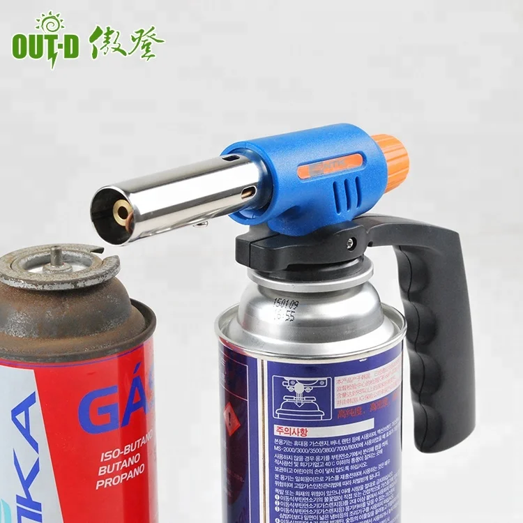 
kitchen portable camping cartridge mini gas torch 
