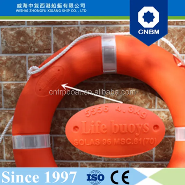 
2.5kg SOLAS Approved Marine Lifebuoys Rings Life Buoy for Adult with Prices 