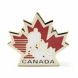Custom men cool hockey player club hockey lapel pin
