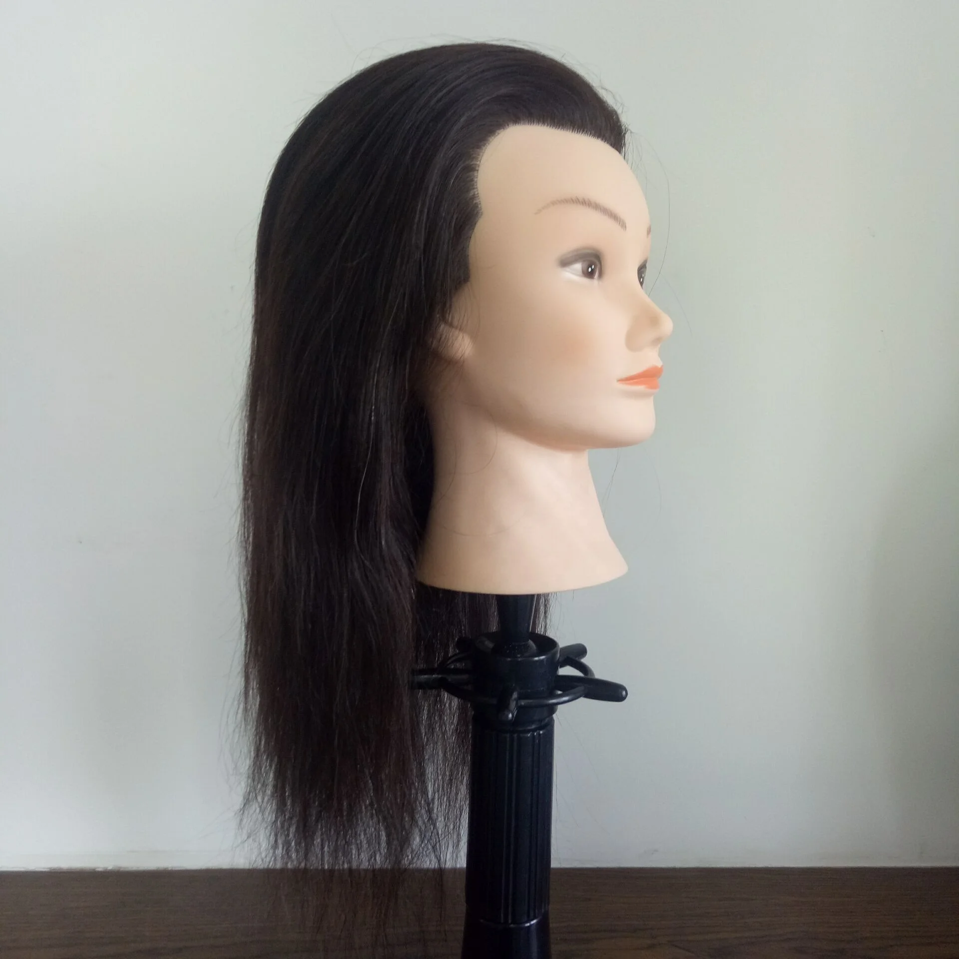 Wholesale Salon practice doll wig black mannequin head  Barber Training Head