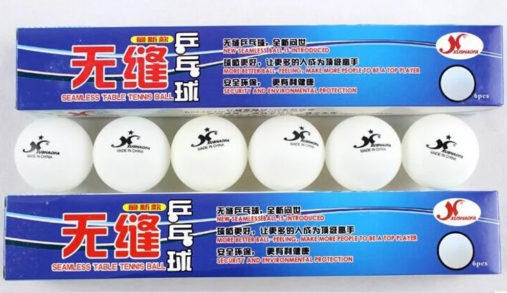 original xushaofa PP seamless plastic 40+ match Ping pong ball 3 star table tennis balls