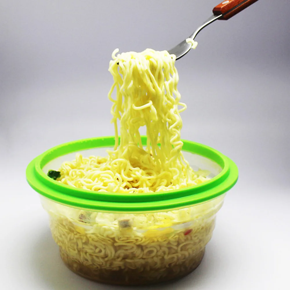 
food grade portable silicone collapsible salad bowl,food storage silicone bowl 