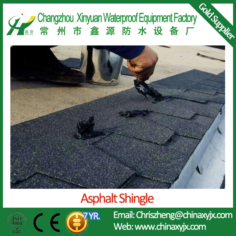
Fiberglass Based Colorful Bitumen Architectural Shingle 