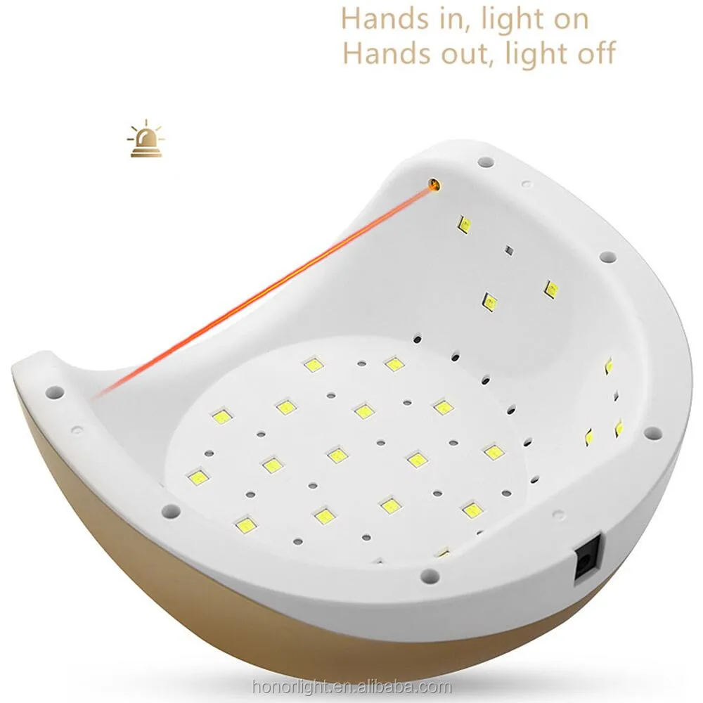 
2020 UV LED Smart infrared sensor gel lamps 2 hands 48w nail lamp 