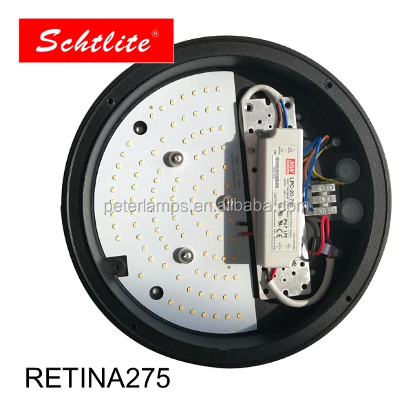 
RETINA 7 Eyelid half round outdoor garden 20W LED Bulkhead light 