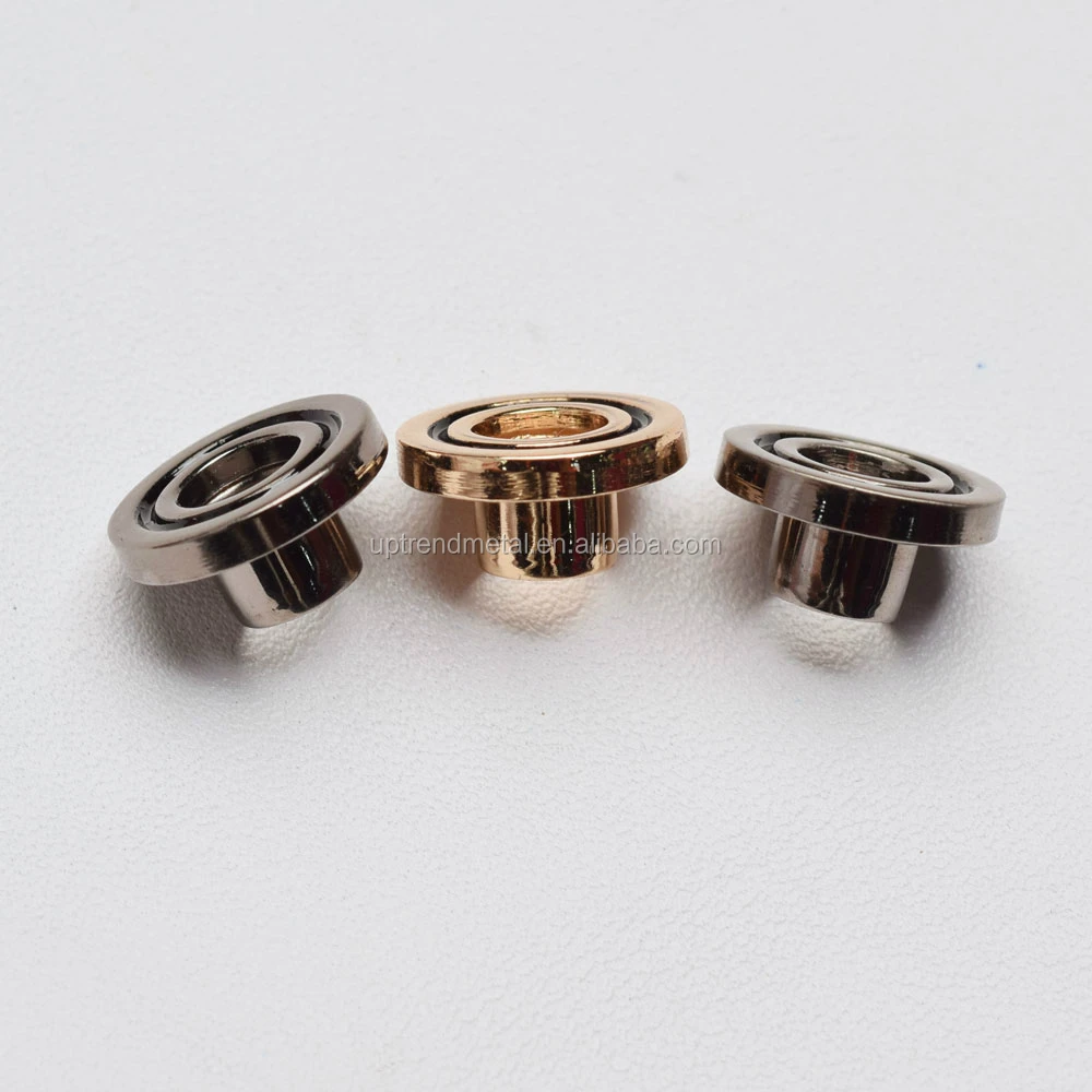 Metal black round eyelets for shoes